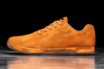 Orange Nobull Neon Camo Women's Trainers | CA R2100V